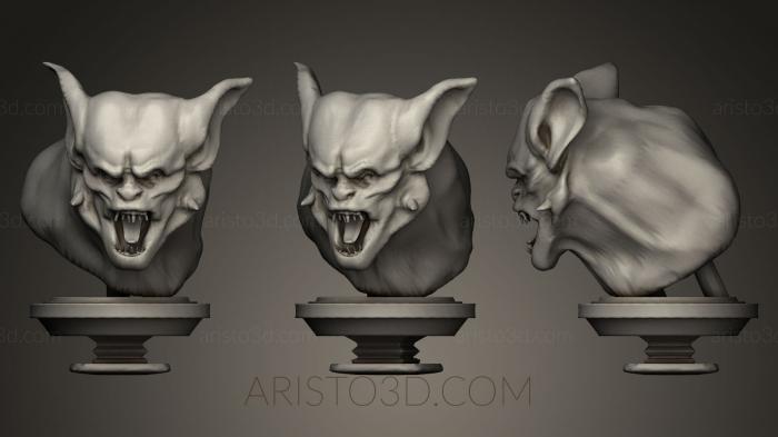 Busts of heroes and monsters (BUSTH_0325) 3D model for CNC machine